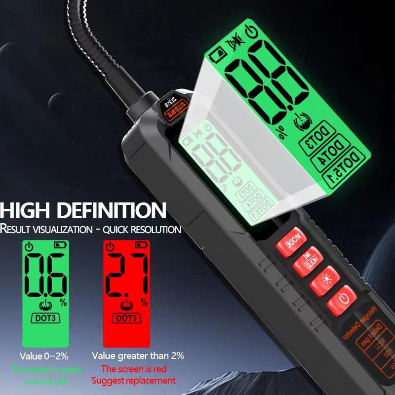 Auto Car Brake Fluid Liquid Tester Pen With 5 LED Car Auto Vehicle Tools Diagnostic Tools Mini Brake Fluid Tester For DOT3/DOT4