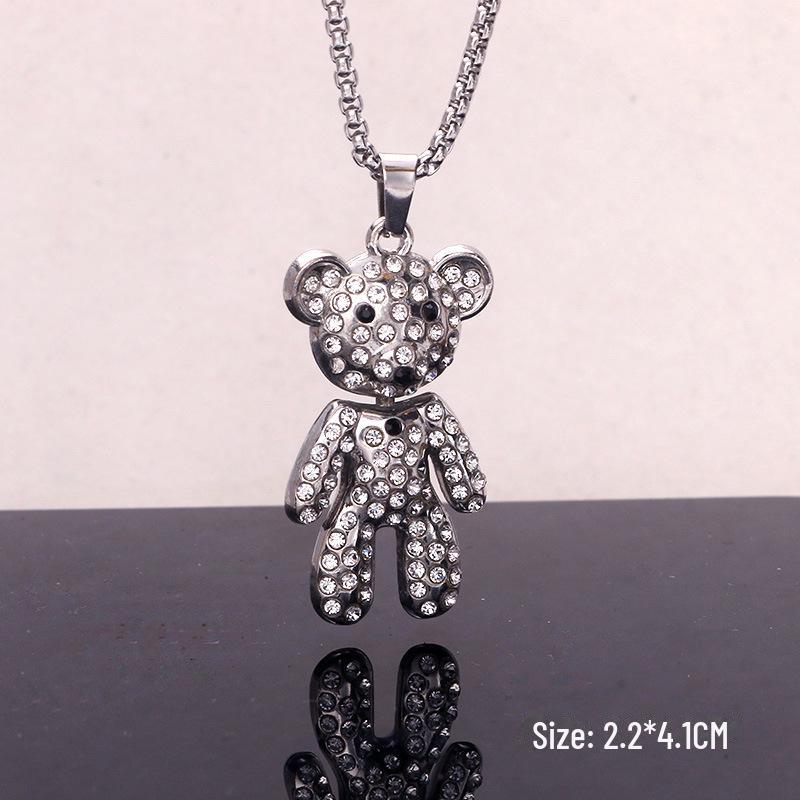 Модное ожерелье унисекс: Подвеска из сплава в виде животного на цепочке для свитера