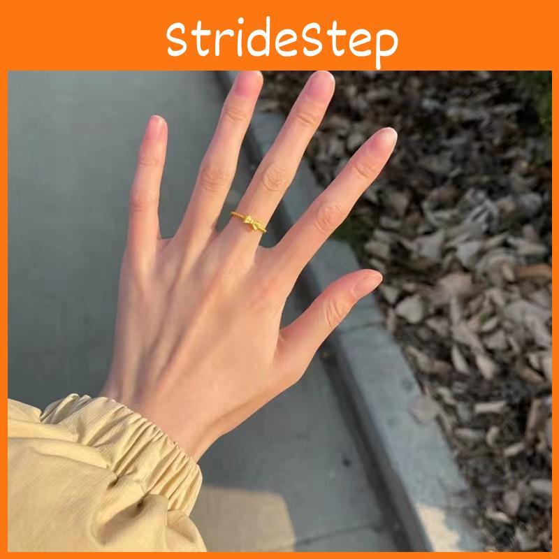 Stunning 2022 New Style Brass Gold Plated Women Butterfly Ring Geometric Design For Lovers Nature