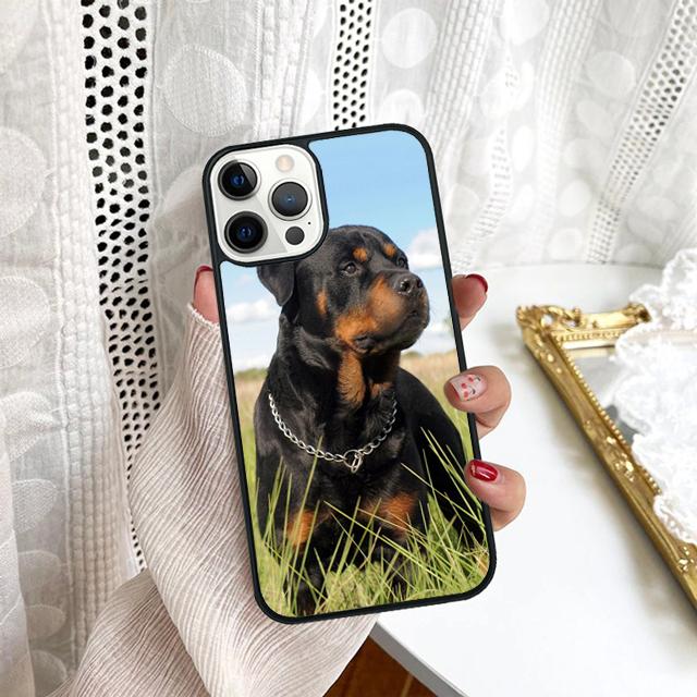 Rottweiler Dog Phone Case For Samsung Galaxy S10 S22 S23 S24 Note 10 20 Lite S20 Plus S21 Ultra Back Cover