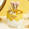 Cute Pencil Holder Little Yellow Duck Pencil Cup Division Makeup Organizer  Office