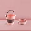 Collapsible Water Bucket Fishing Bucket Portable Carry Outdoor Wash Car Storage Bucket Home Large Capacity Thickened Hand-Carried Bucket