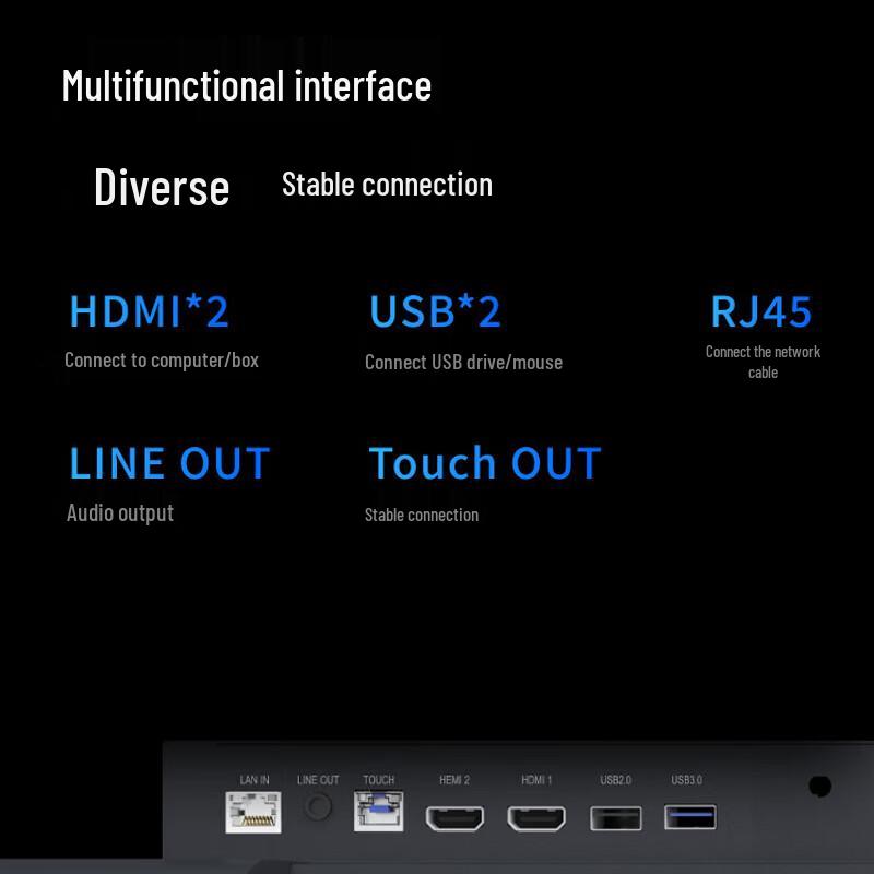 Meng Zhi Yuan 65-inch Android Interactive Flat Panel (CN version)
