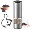 70 мл Электрическая мельница для перца Перезаряжаемая мельница для соли Шейкер Регулируемая степень помола Мощный двигатель Управление одной рукой Нержавеющая сталь