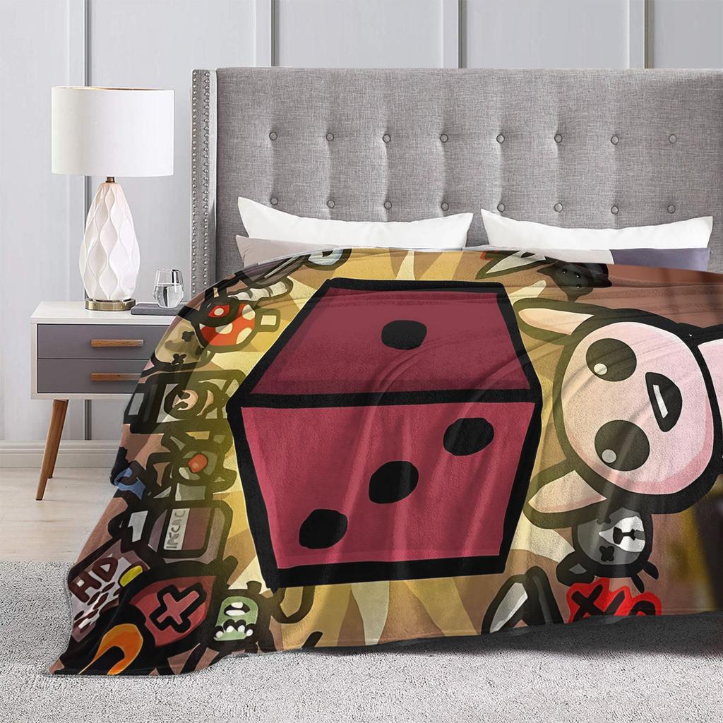 The Binding Of Isaac Warm Soft Blanket Camping Plush Bedding Throws Funny Home Decor Flannel Bedspread Sofa Bed Cover