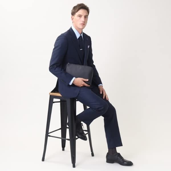 Клатч кожаный клатч 07001355 черный [Takeokikuchi] мужской (019) 00(SS)