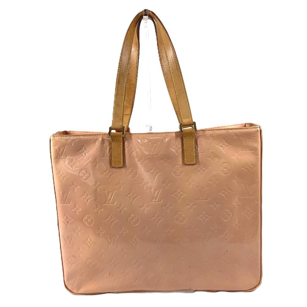 Louis Vuitton M91032 MonogramVernis Columbus Bag Tote Bag Shoulder Bag Baby pink