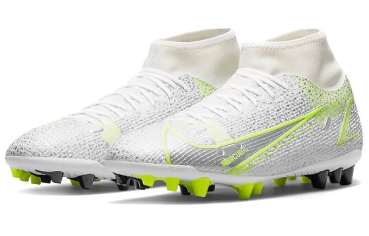 Nike 14 Mercurial Superfly 8 Ag Искусственная трава 'Белый Зеленый' CV0842-107