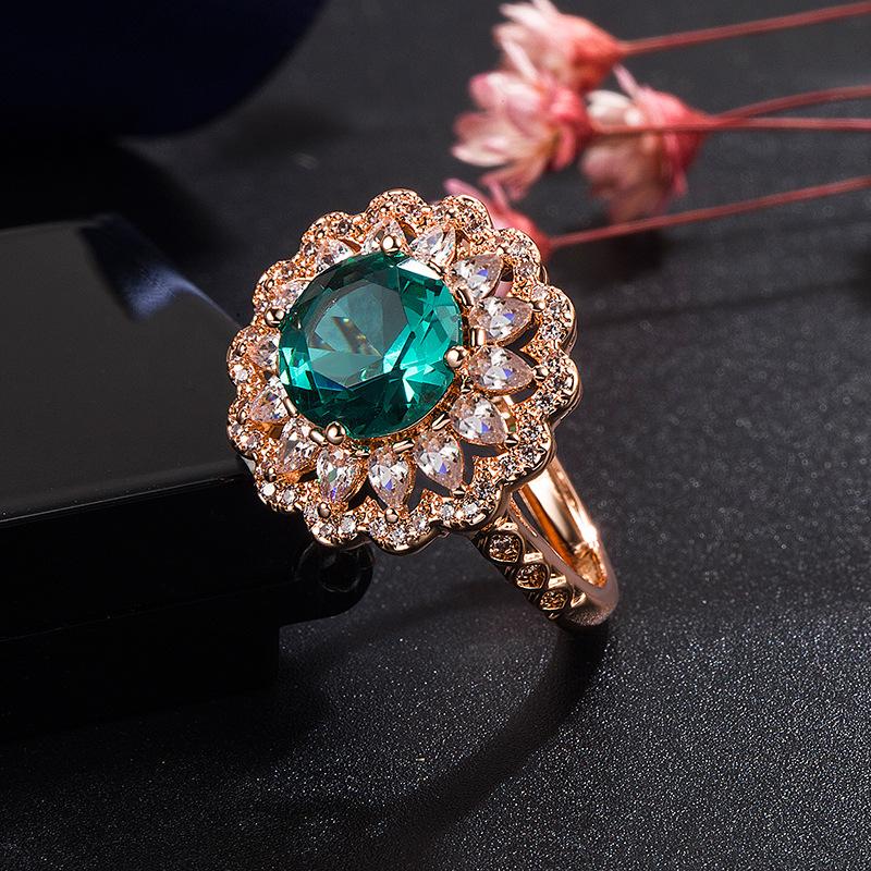 Классическое кольцо Lindon из медного сплава с цирконием, женские ювелирные изделия, свадебный подарок для вечеринки