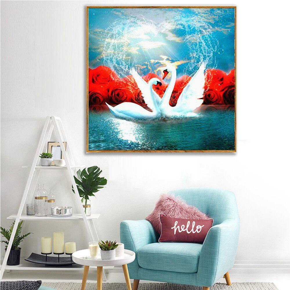 5D Diamond Painting Animal Swan Full Round Embroidery Sale Diamond Mosaic Rhinestone Picture