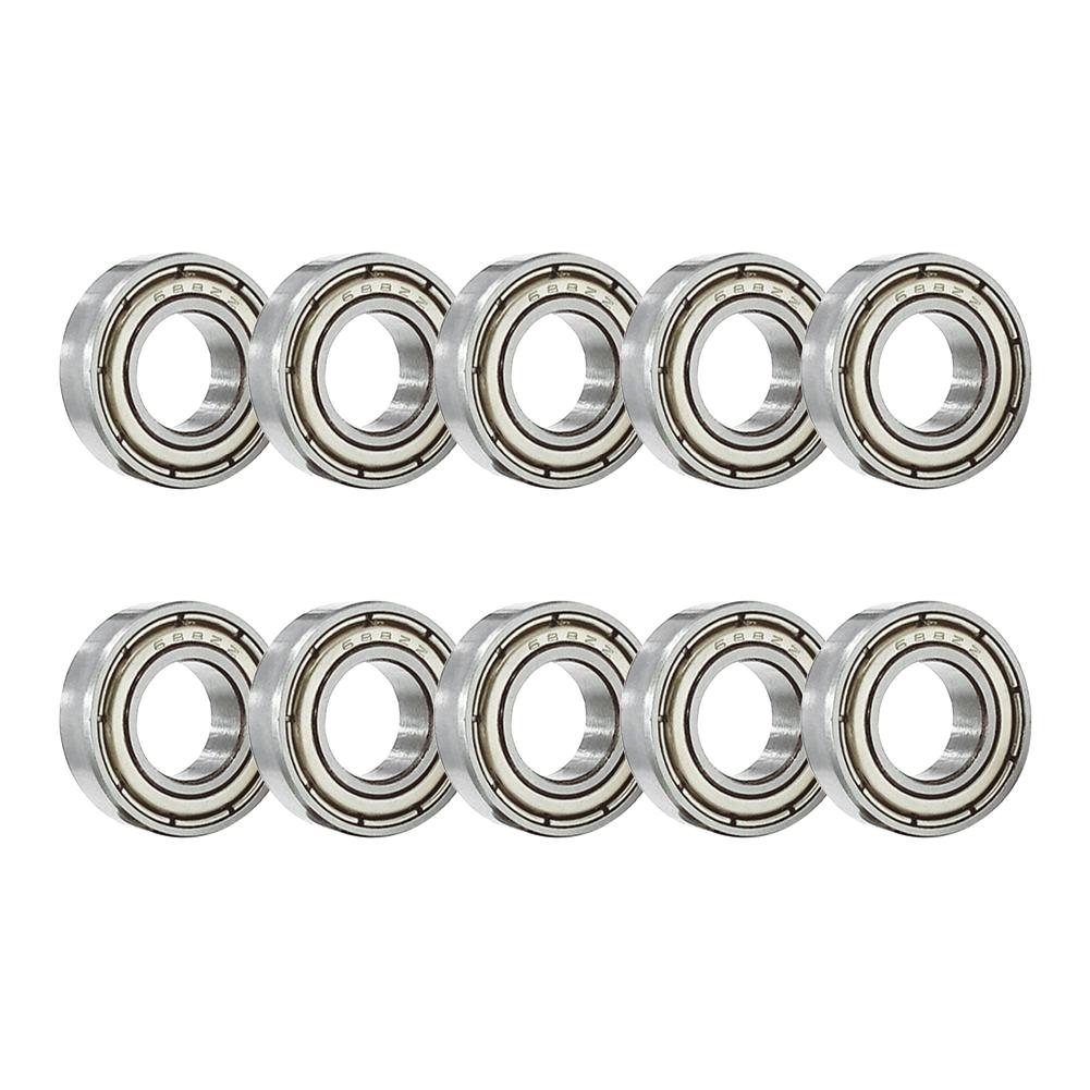 10pcs Carbon Steel Bearings Double Shielded High Carbon Steel Bearing 8x16x5mm Deep Groove Bearings Heavy Load 3D Printer Parts