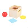 Object Permanence Box for Kids Matching Game Gift Educational Toy Boys Girls Children Wood Shape
