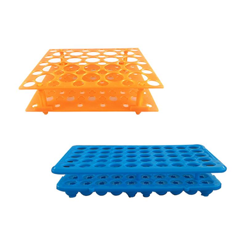 Transparent Multifunctional Detachable Plastic Test Tube Rack for Laboratory Teaching