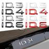 For ID.3 ID.4 ID.5 ID.6 Lettering Emblem ID Series GTX ID.4X Crozz ID.6X EV Car Metal Badge Logo Body Decals Rear Sticker