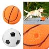 Rubber Pet Training Playing Chewing Sound Ball Dog Puppy Squeaky Toy