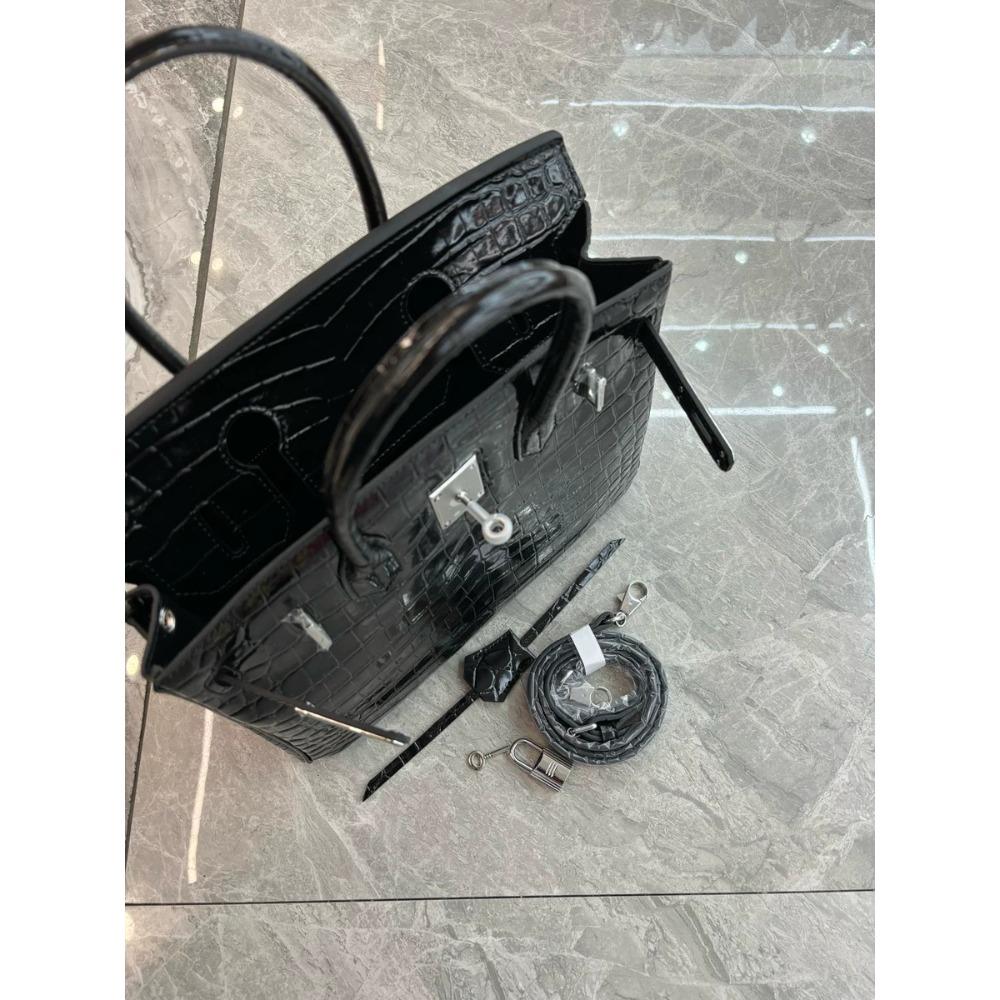 Сумка с принтом под крокодила новая модная и универсальная ручная сумка через плечо кожаная женская сумка