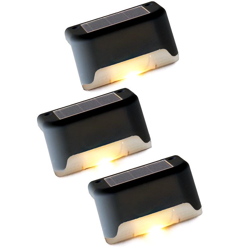 Solar Powered Outdoor Step and Railing Lights for Gardens and Stairs