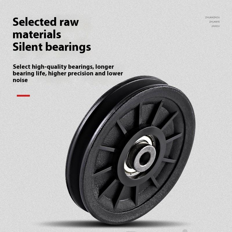 Универсальный тренажерный ролик 50-160 мм, нейлоновый ролик с подшипником, колесо ролика для троса, фитнес-оборудование