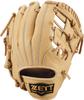 ZETT Youth Soft Steer Baseball Pastel Brown BJGB74510 Glove, All-Around, (3200), Right-Handed Throw,