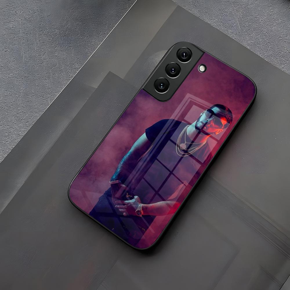Anuel AA Phone Case Glass For Samsung Galaxy S23 S24 S21 S25 S22 S20 Ultra Fe Plus A55 A15 A14 Coque