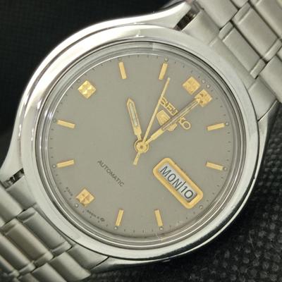 Б/У винтажные мужские часы SEIKO 5 AUTOMATIC JAPAN с оригинальным циферблатом 621b-a413568-2