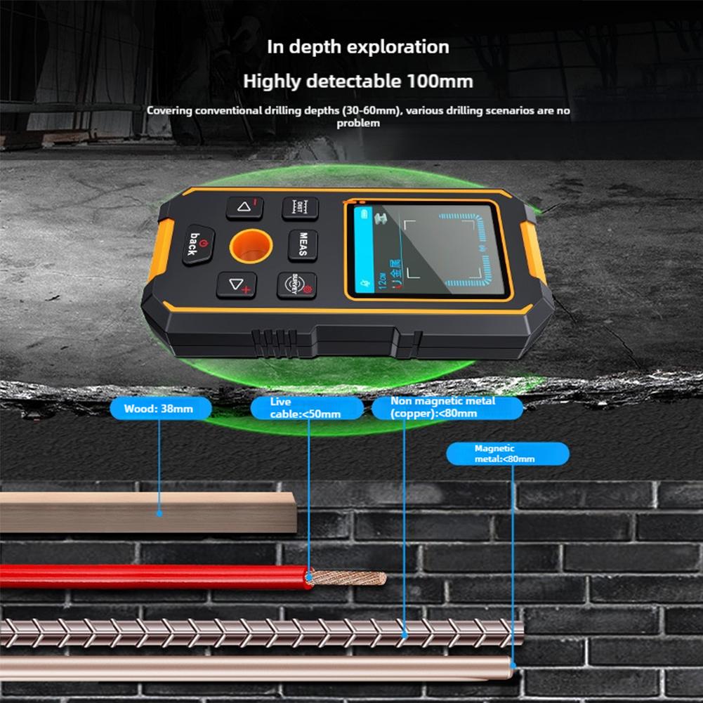 NF-513 Metal Wall Scanner AC Live Cable Wires Metal Wood Stud Find With Positioning Hole Wall