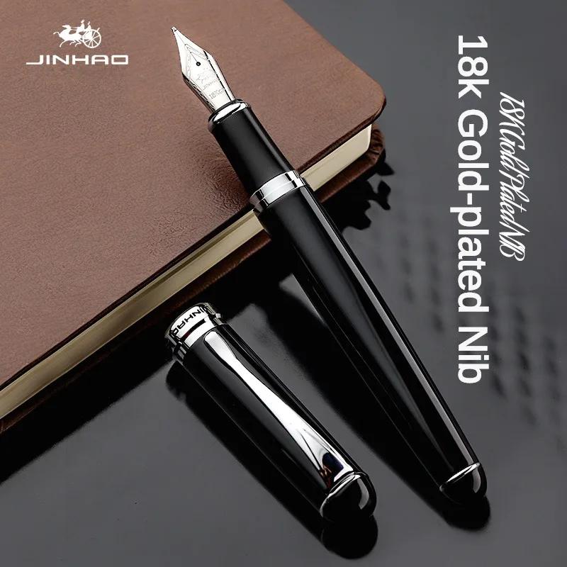 Перьевая ручка Jinhao X750 Iraurita Полностью металлическая клипса Роскошные ручки Подарок студенту Канцелярские товары Офисные школьные принадлежности Ручки для письма