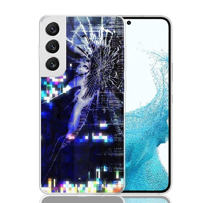 Чехол для телефона с разбитым экраном для Samsung Galaxy S26 S25 Edge S24 S23 FE S22 Ultra S21 Plus S20 + Fundas Cover Coque Galaxy S25