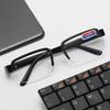 New Fashion Frameless Reading Glasses for Men and Women Retro Classic Comfortable Reading Glasses