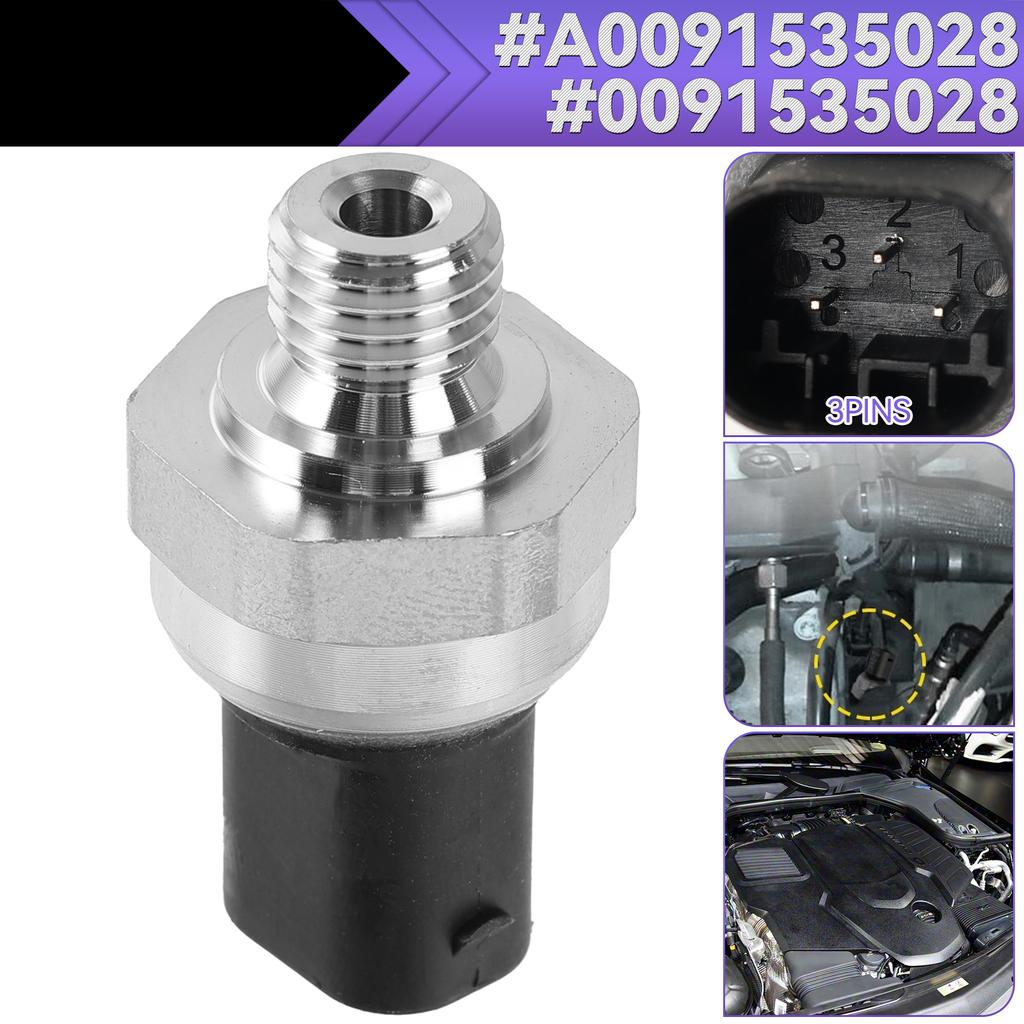 A0091535028 3PINS Car Engine Exhaust Back Pressure Sensor For Mercedes Benz A C G E M R S Class 0091535028 OM642 3.0 0091535028