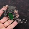 Зеленый огненный лабрадорит кулон медная проволока обернутый кулон ручной работы дракон кулон драгоценный камень медное ювелирное украшение кулон для женщин подарок для матери