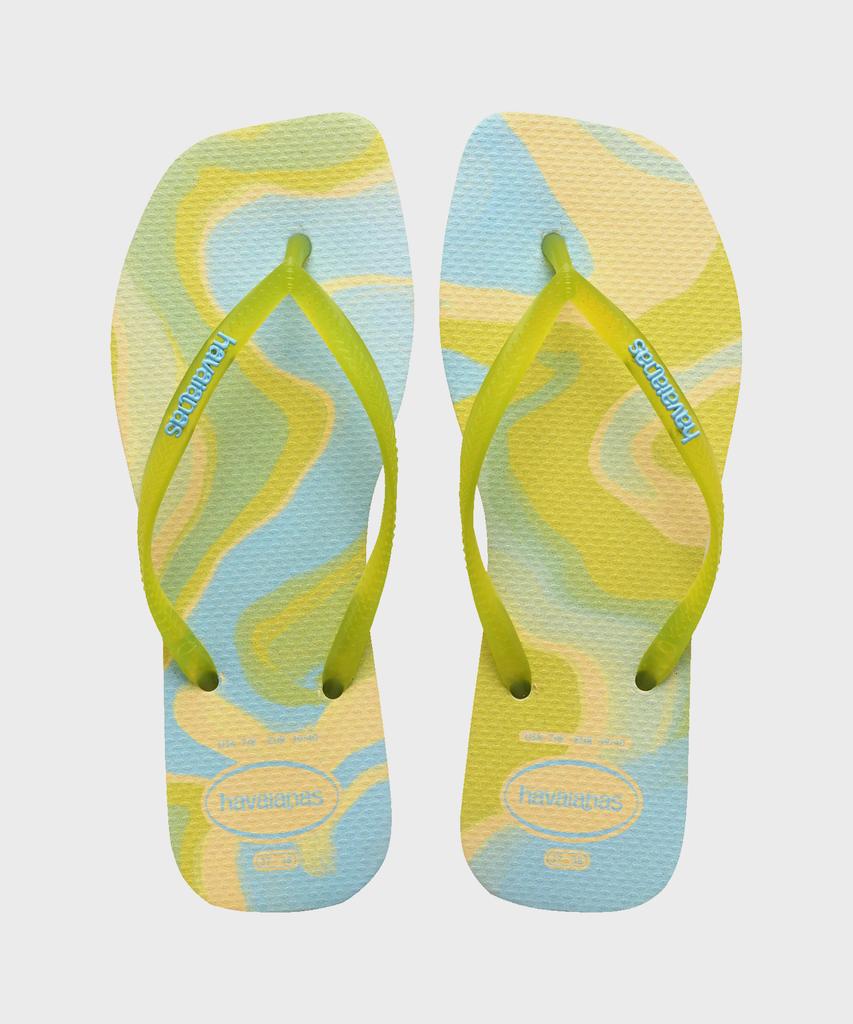 Шлепанцы Havaianas Slim Square Jelly Цвет: Сливочный