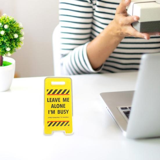 Team Office Desk Sign Caution Warning Sign Workplace Decor Gag Gift Cubicle Employee