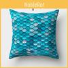Роскошная наволочка с чешуей русалки из мягкой персиковой ткани для спальни и дивана