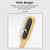 Расческа из натурального дерева, стальная металлическая щетка для волос, портативная деревянная расческа с воздушной подушкой, распутыватель для кожи головы, расческа для волос, инструменты для укладки волос в салоне