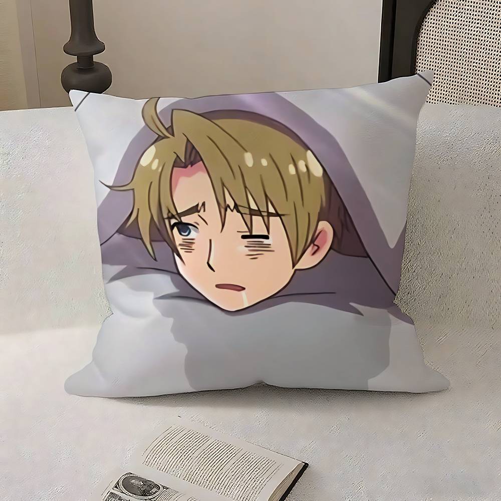 Смешной-H-Hetalia W-World Stars-S Чехол Плюшевая Ткань Мягкая Наволочка Двусторонний Принт Чехол для Подушки Домашние Подарки