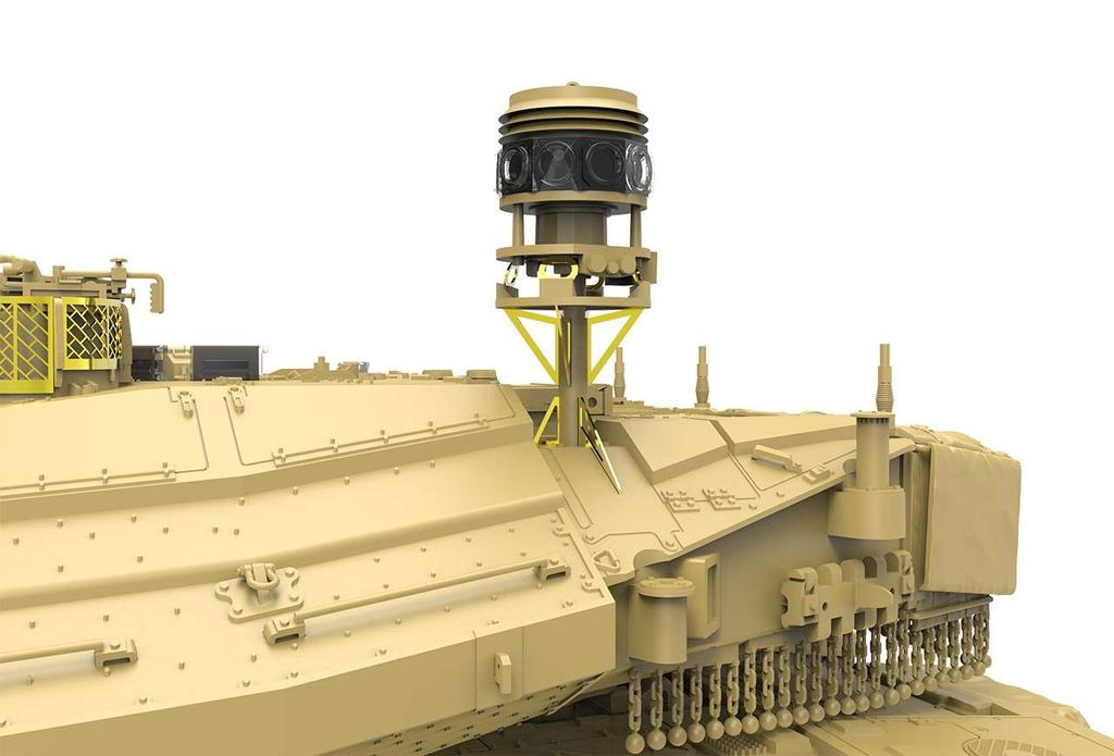 Модель в масштабе Израильский основной боевой танк Меркава LIC Система разминирования Пластиковый набор модели MTS049 1/35 Mk.4/4 Нохри-Каль