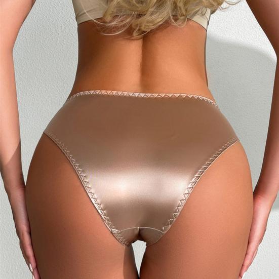 Женские трусы Yousheng с низкой талией, бесшовные, с цветочным кружевом, шелковистые, эластичные, повседневные, для медового месяца, брачной ночи, стринги