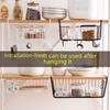 Universal Iron Kitchen Cabinet Hanging Storage Basket