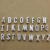 DIY Handmade Jewelry Beads - 2 Colors, Flat Hole, 26 English & Arabic Letters, 11MM