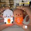 3 Voice Messages Bubu Dudu Voice Toys Cute Design Night Light New Bubu Dudu Keychain