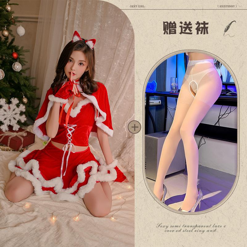 Рождественский костюм Смысл Кролик Кролик Чистое Желание Новый год Красная накидка Плащ