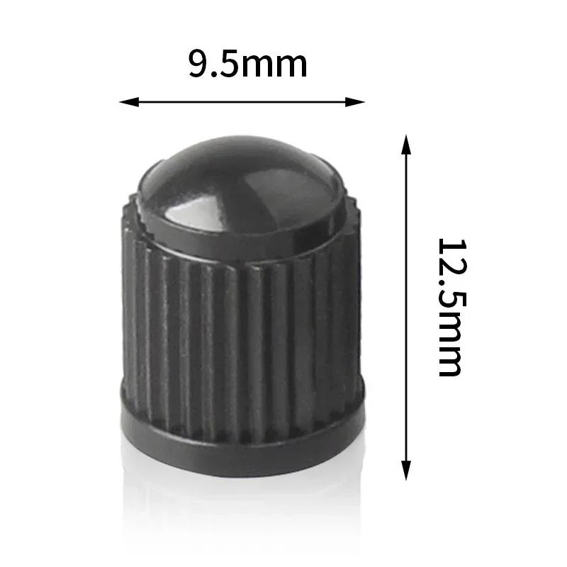 Universal Car Valve Cap Plastic Wheel Tire Air Stem Cover Black Red Blue Dust Tyre Valve Caps for Car Motorcycles Bike Bicycle Valve Stems 1