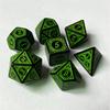 7pcs/lot Polyhedral Dice Set Double-Colors Dice D4 D6 D8 D10 D% D12 D20 for DND RPG Table Games
