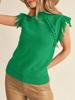 Women's Cable Knit Sweater Vest Mock Neck Fringe Boho Sleeveless Pullover Tank Top