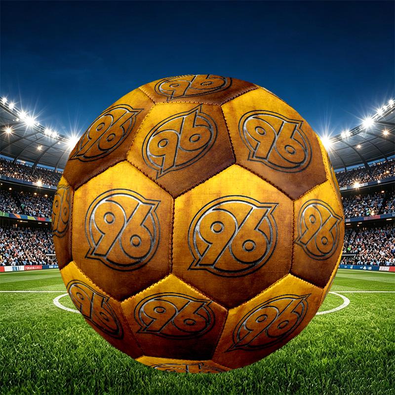 Hannover 96 Football Print Size 5 Soccer Ball, PU Wear Resistant Football for Match Training and Daily Practice, Birthday Gift for Soccer Fans
