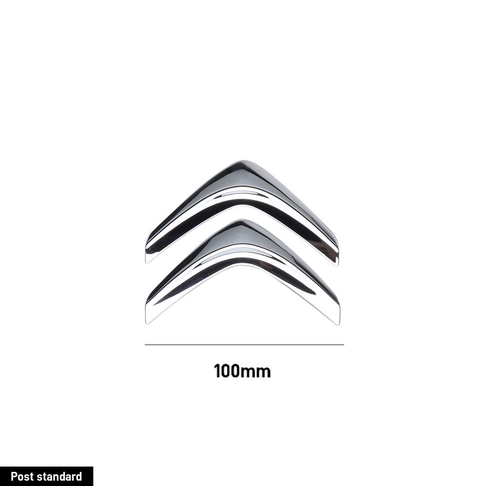 TXBB4 100/115mm Car Hood Front Grille Rear Trunk Badge Sticker Accessories For Citroen C4 Berlingo C3 Aircross C5 Aircross C5X C4L VTS