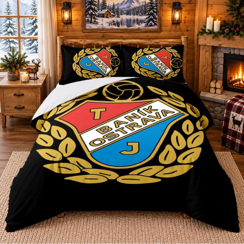 Croatia Pattern Bedding 3Pcs Set Bed Sheet And Pillowcases For Indoor Bedroom