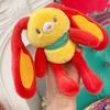 Originality Ethnic Jinnew Style Rabbit Plush Keychain Pendant With Movable Ears