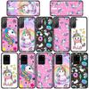 Чехол для телефона для Samsung Galaxy S25 S24 S23 iPhone 16 15 Xiaomi Redmi Note 14 13 12 16E X 11 Pro Max OPPO Moto G85 G54 Huawei Розовый Единорог Лошадь Чехол
